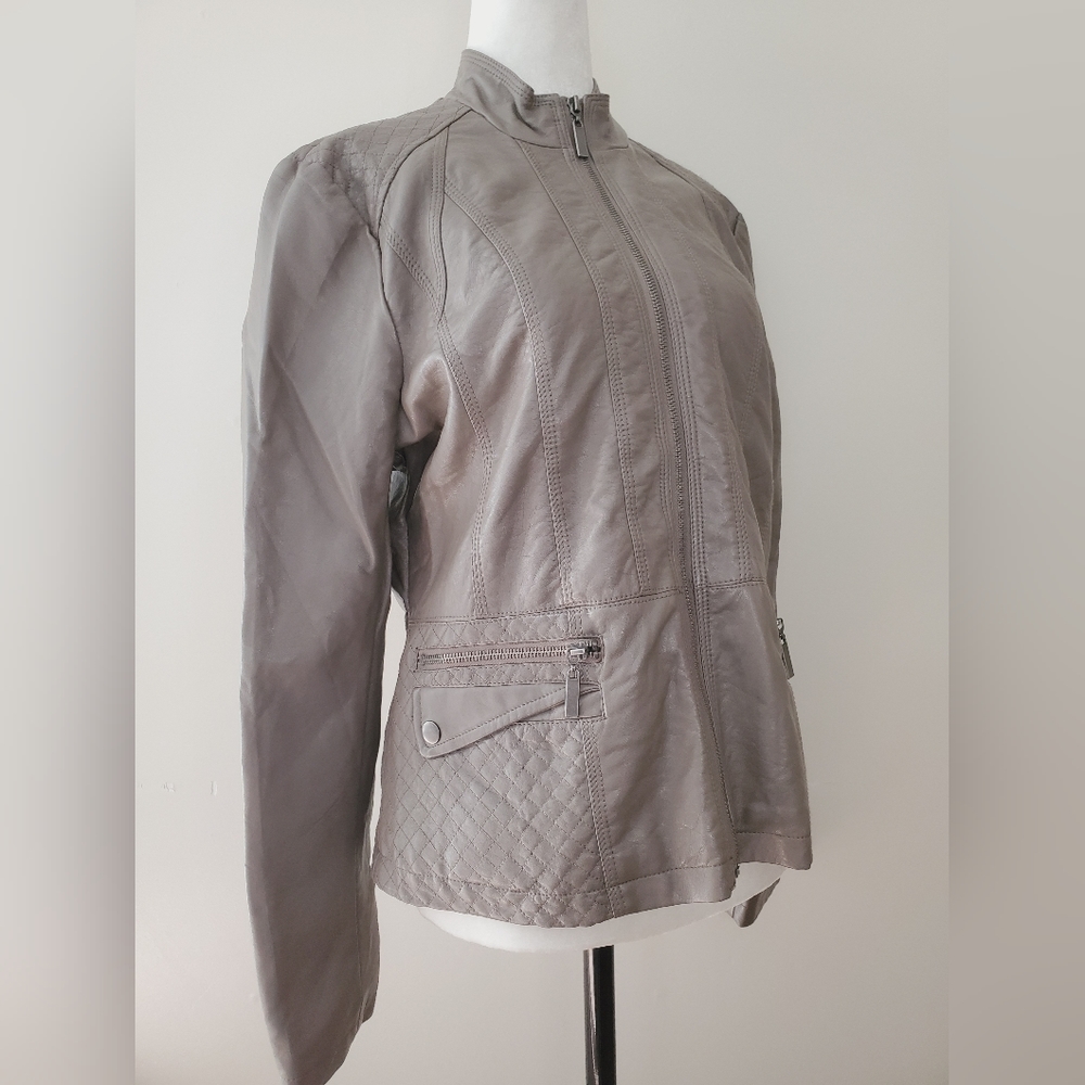 Bernardo Faux Leather Moto Jacket